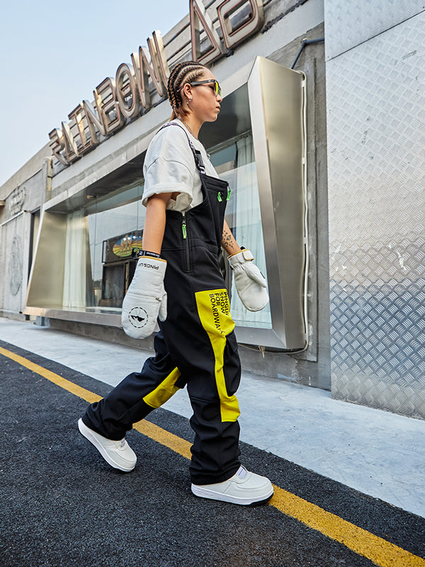 Pingup Unisex Breaking Bad Snowboardhose Latzhose für Herren