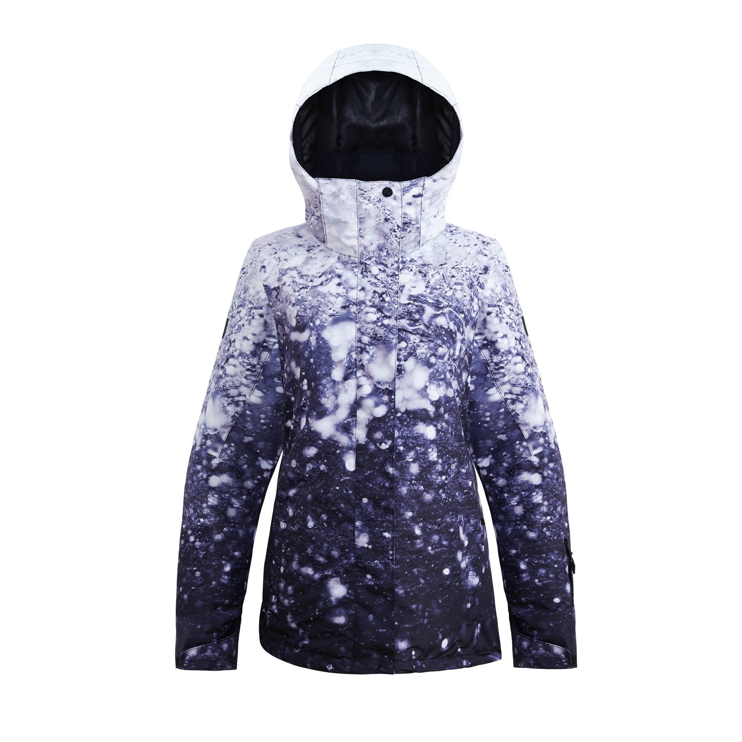 SMN Mountain Freeze Damen-Winter-Snowboardanzug mit buntem Print, wasserdicht