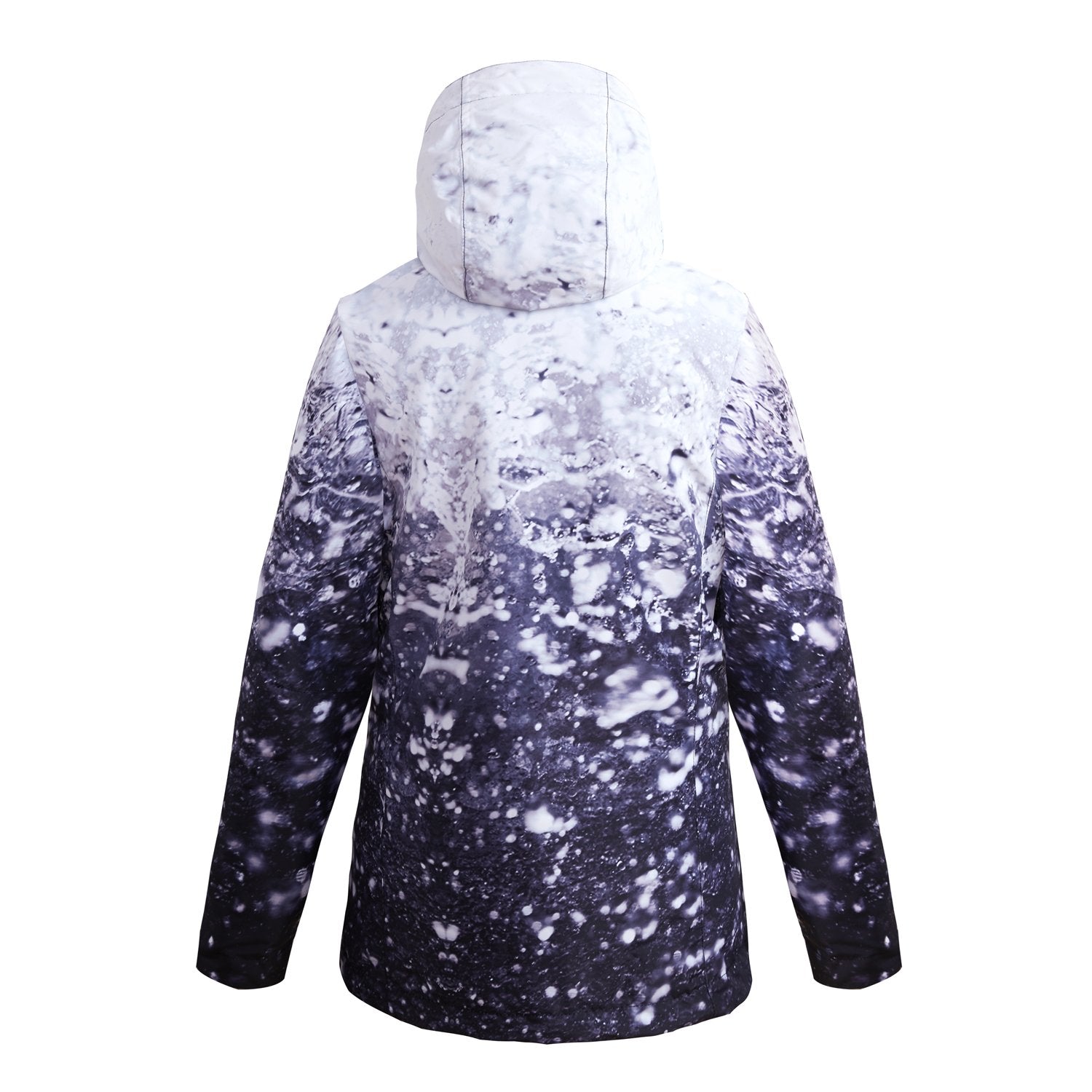 SMN Mountain Freeze Damen-Winter-Snowboardanzug mit buntem Print, wasserdicht