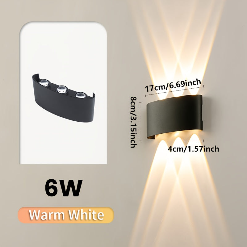 Luvano LED Wandleuchte IP55 Up Down innen außen
