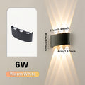 Luvano LED Wandleuchte IP55 Up Down innen außen