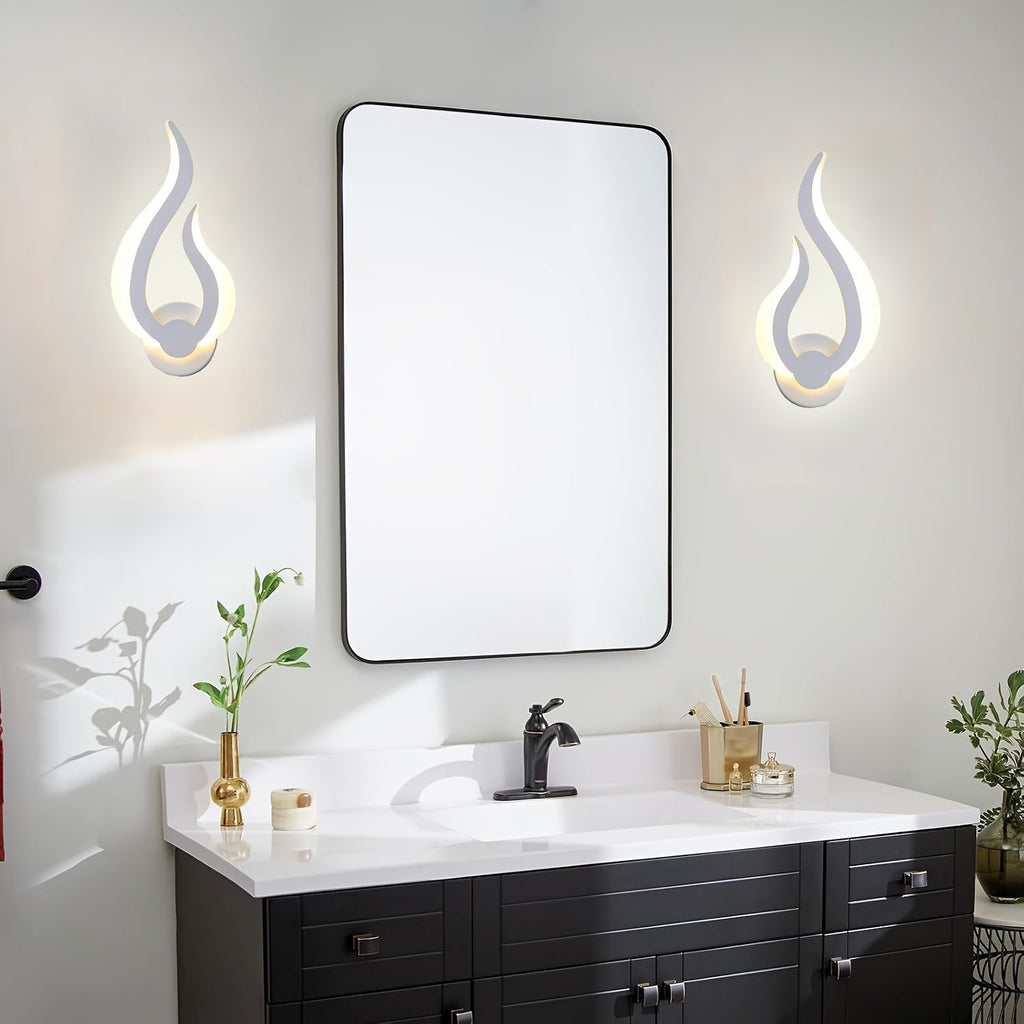 Luvano Wandleuchte Flamme LED warmweiß