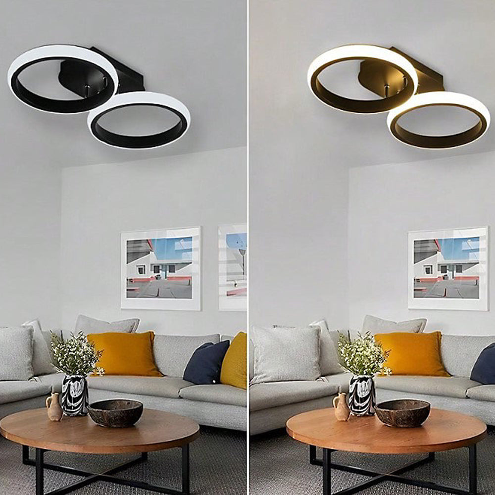 Luvano LED Deckenleuchte modern schlicht flach