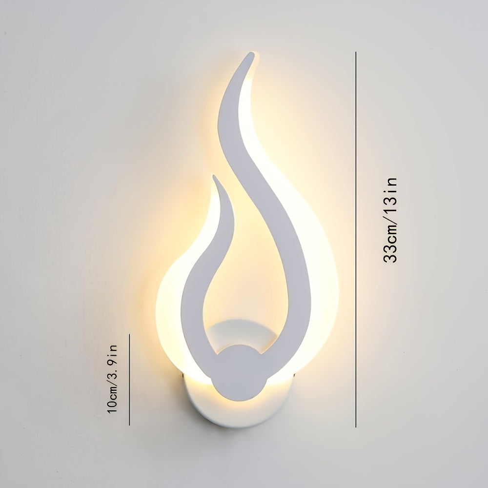 Luvano Wandleuchte Flamme LED warmweiß