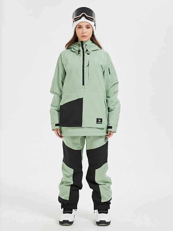 Damen Mountain Pro Anorak wasserdichter Schneeanzug Sets