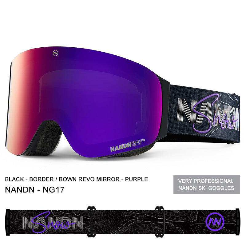 Nandn Unisex Snowboard-Schutzbrille zum Öffnen