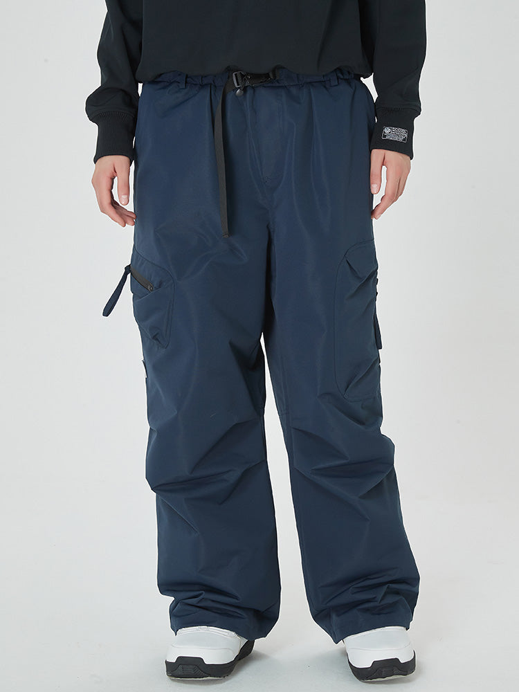 Prime Mountain Baggy-Skihose für Damen mit zwei seitlichen Cargotaschen