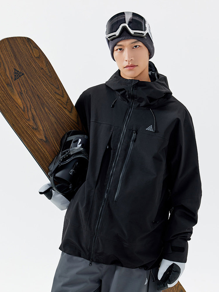 Damen-Unisex-3L-Schneejacke „Snow-Peak Baggy“ von Nandn