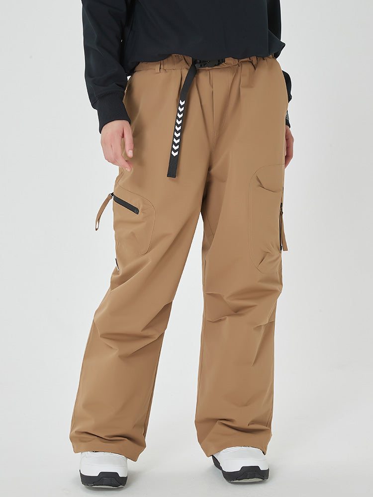 Prime Mountain Baggy-Skihose für Damen mit zwei seitlichen Cargotaschen