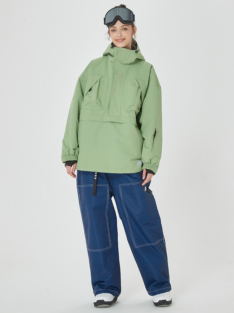 Damen-Mountain-Freerider-Freestyle-Snowboardanzug Anorak Snowboardjacke & -hose