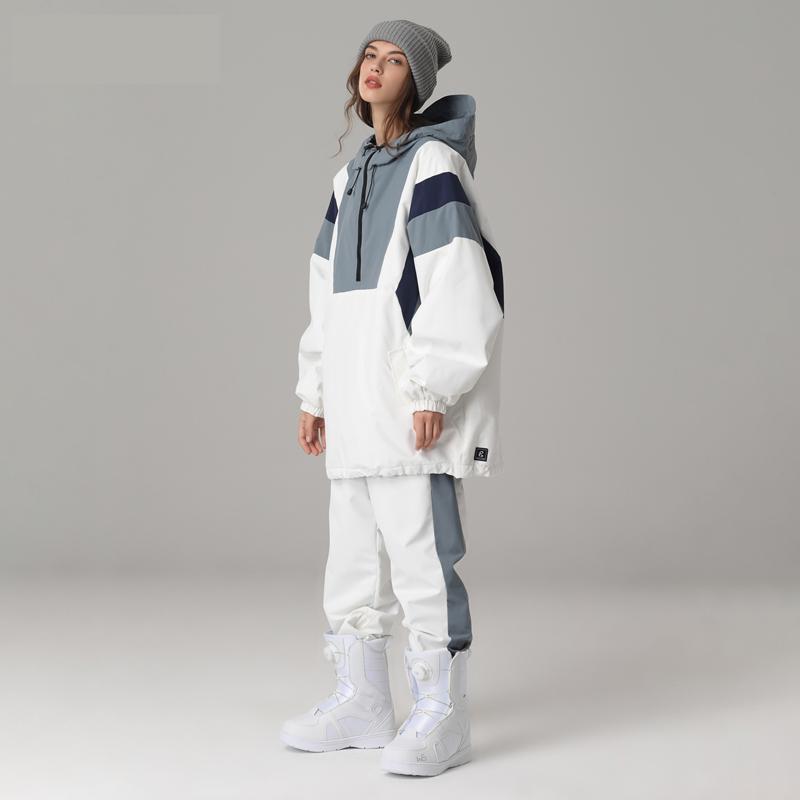 Searipe Unisex Snow Addict Mountain Zweiteiliger Winter-Schneeanzug für Damen und Herren