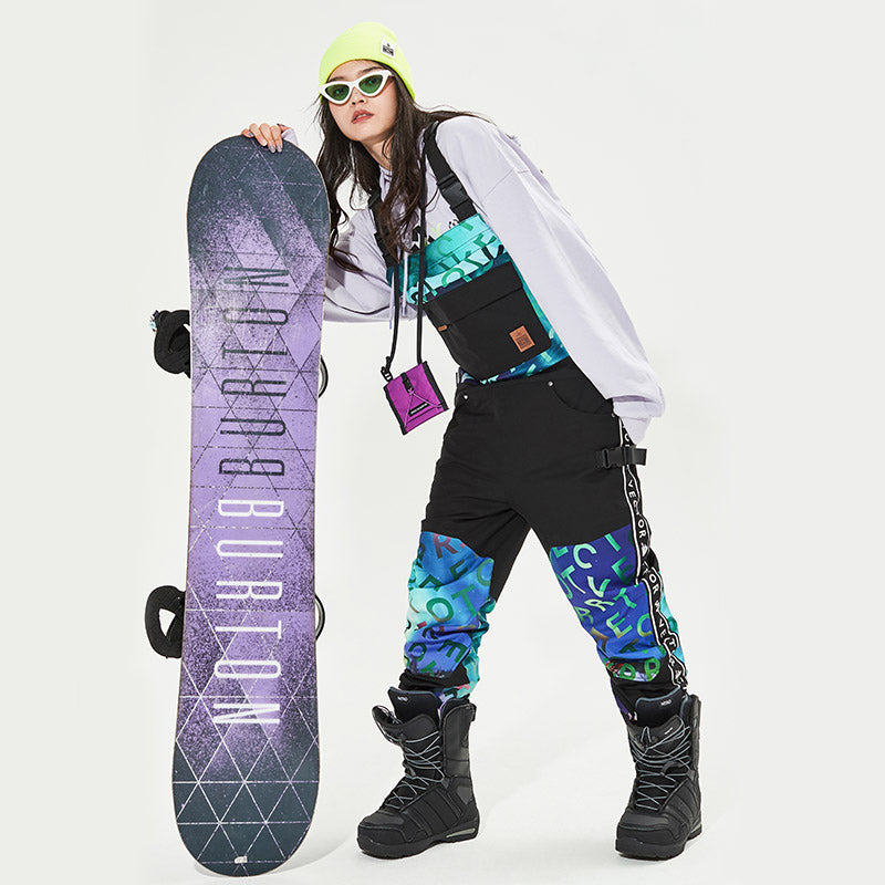 Damen Vector Mountain Queen Isolierte Latzhose, Schneehose