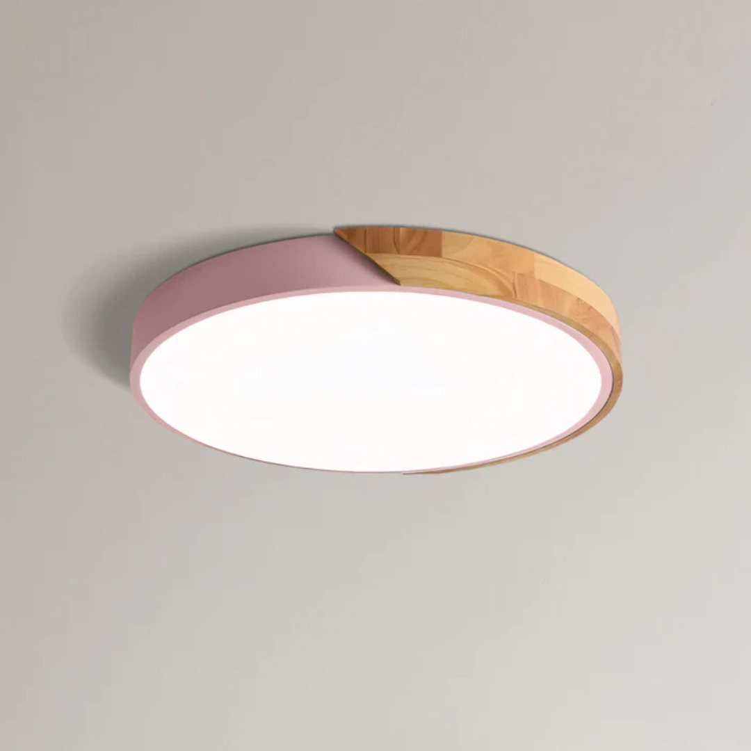 Luvano LED Deckenleuchte Holz Nordic modern