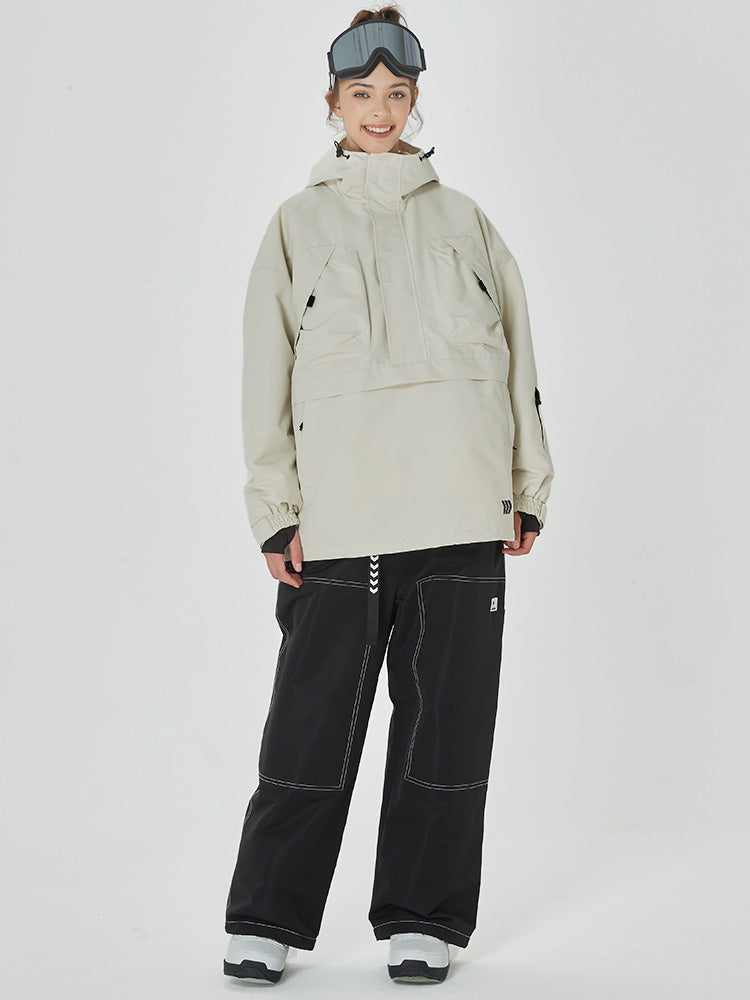 Damen-Mountain-Freerider-Freestyle-Snowboardanzug Anorak Snowboardjacke & -hose