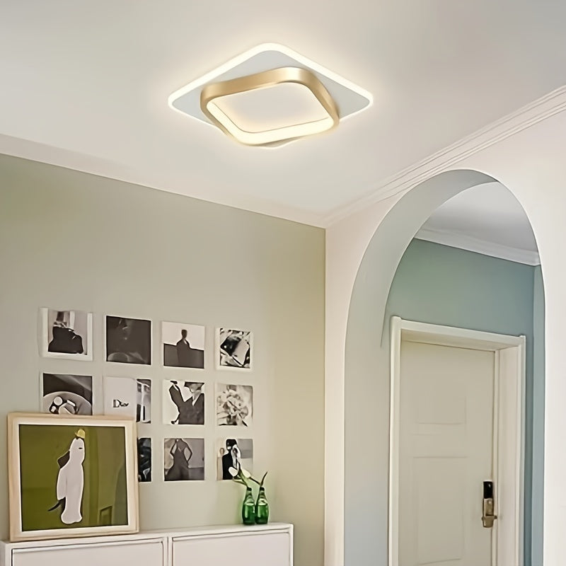 Luvano LED Deckenleuchte eckig geometrisch minimal