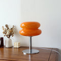 Luvano Tischleuchte Glas Retro Designerleuchte