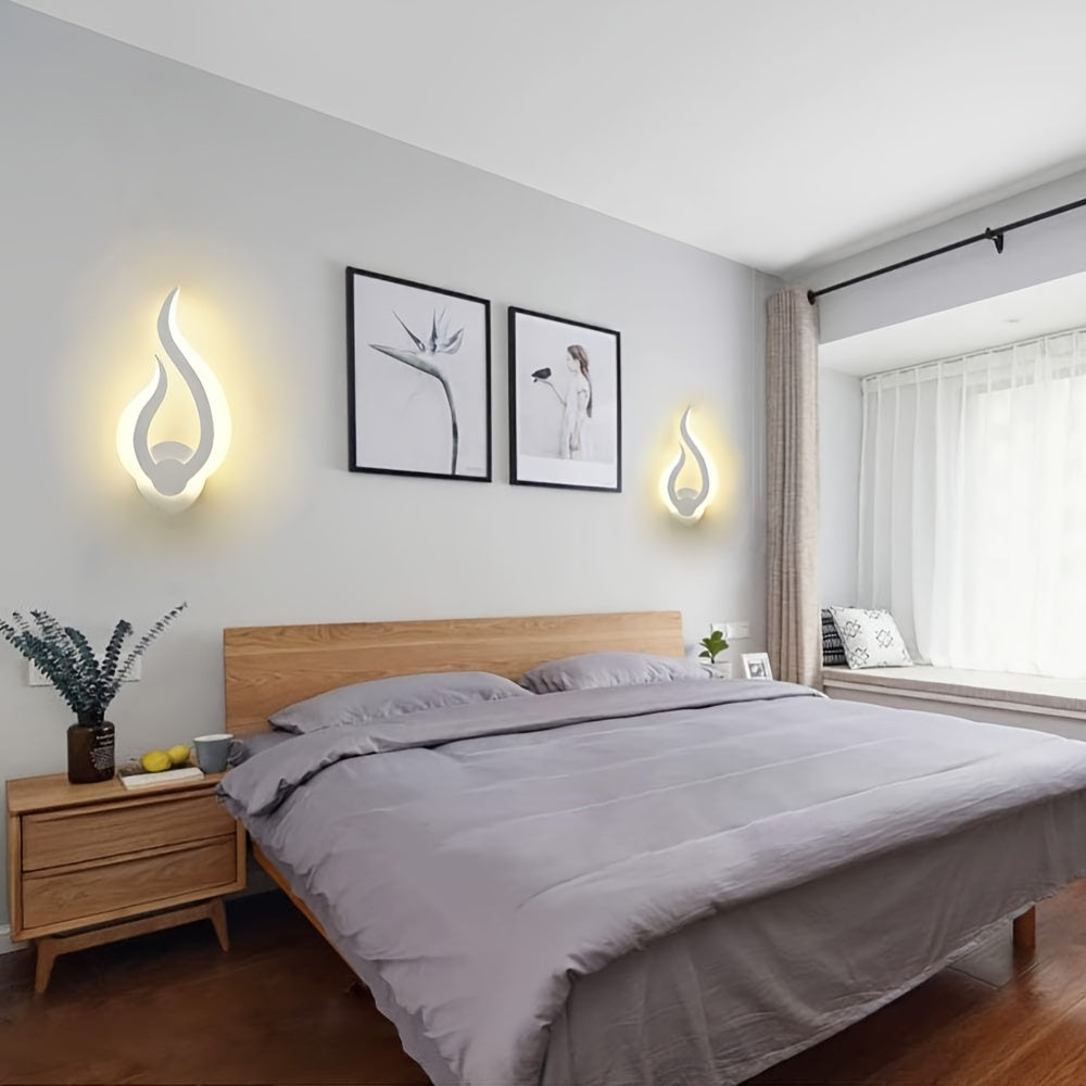 Luvano Wandleuchte Flamme LED warmweiß