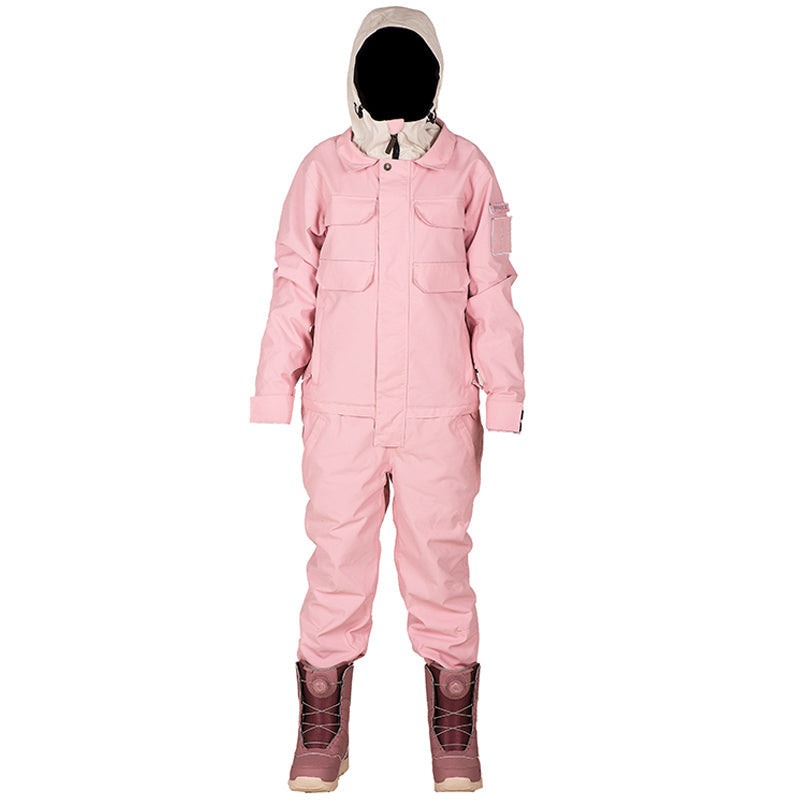 Doorek Superb Damen-Einteiler-Skianzug in Pink, Winter-Schneeanzug