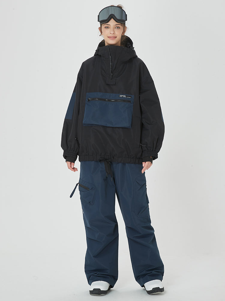 Damen Winter Bomber Schneeanzug Prime Baggy Snowboardjacke & Hose
