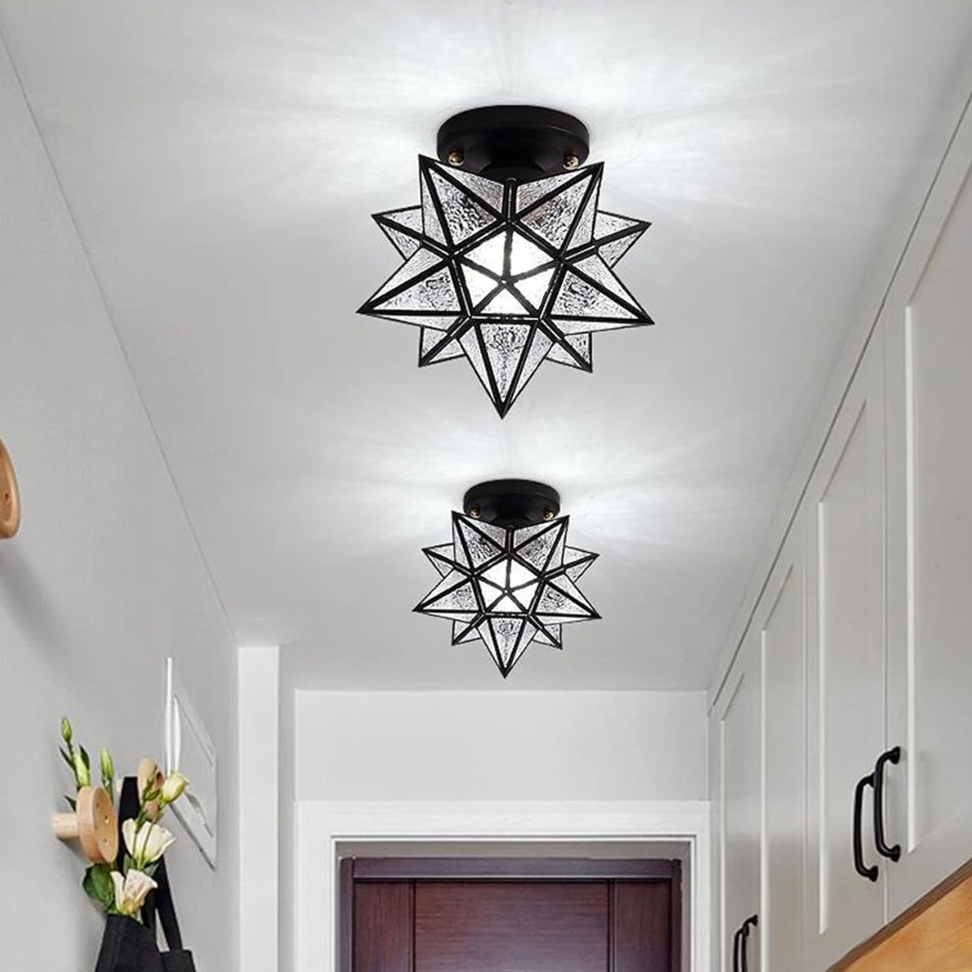 Luvano Xelio LED Deckenleuchte Stern geometrisch