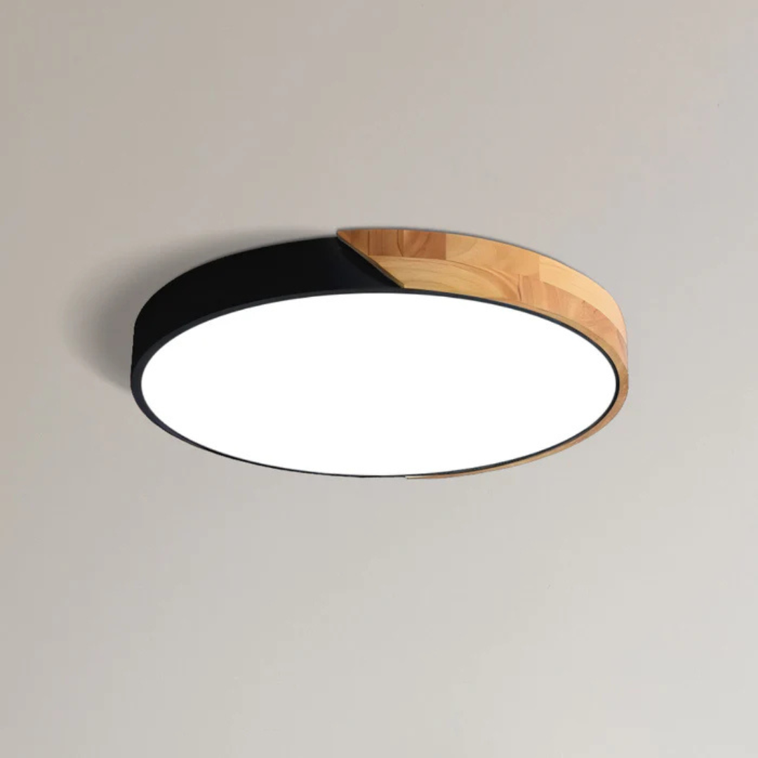Luvano LED Deckenleuchte Holz Nordic modern