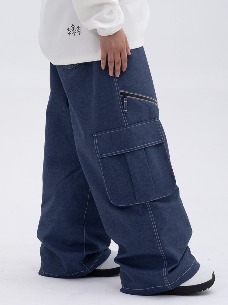 Mountain Chill Streetstorm Oversize Baggy Schneehose für Damen