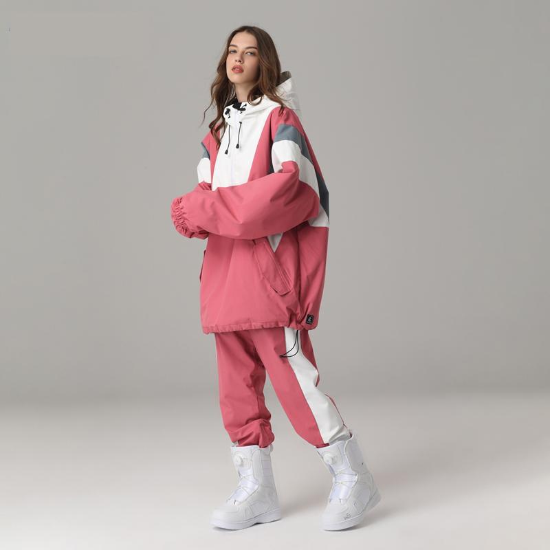 Searipe Unisex Snow Addict Mountain Zweiteiliger Winter-Schneeanzug für Damen und Herren