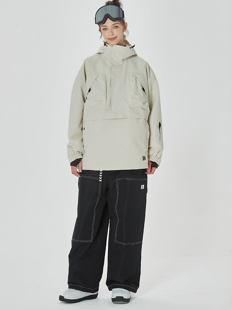 Damen-Mountain-Freerider-Freestyle-Snowboardanzug Anorak Snowboardjacke & -hose
