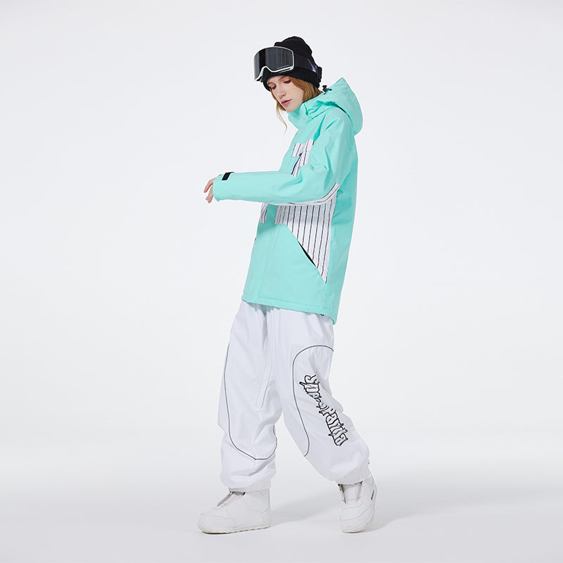 SpeedPanda Mountain Unisex Alpine Avalanche Flare Expedition Schneeanzug für Damen und Herren