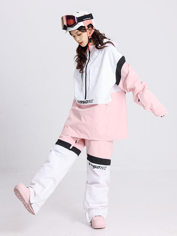 Cosone Powdreamer Block Anorak-Schneejacke und -hose für Damen (Set)