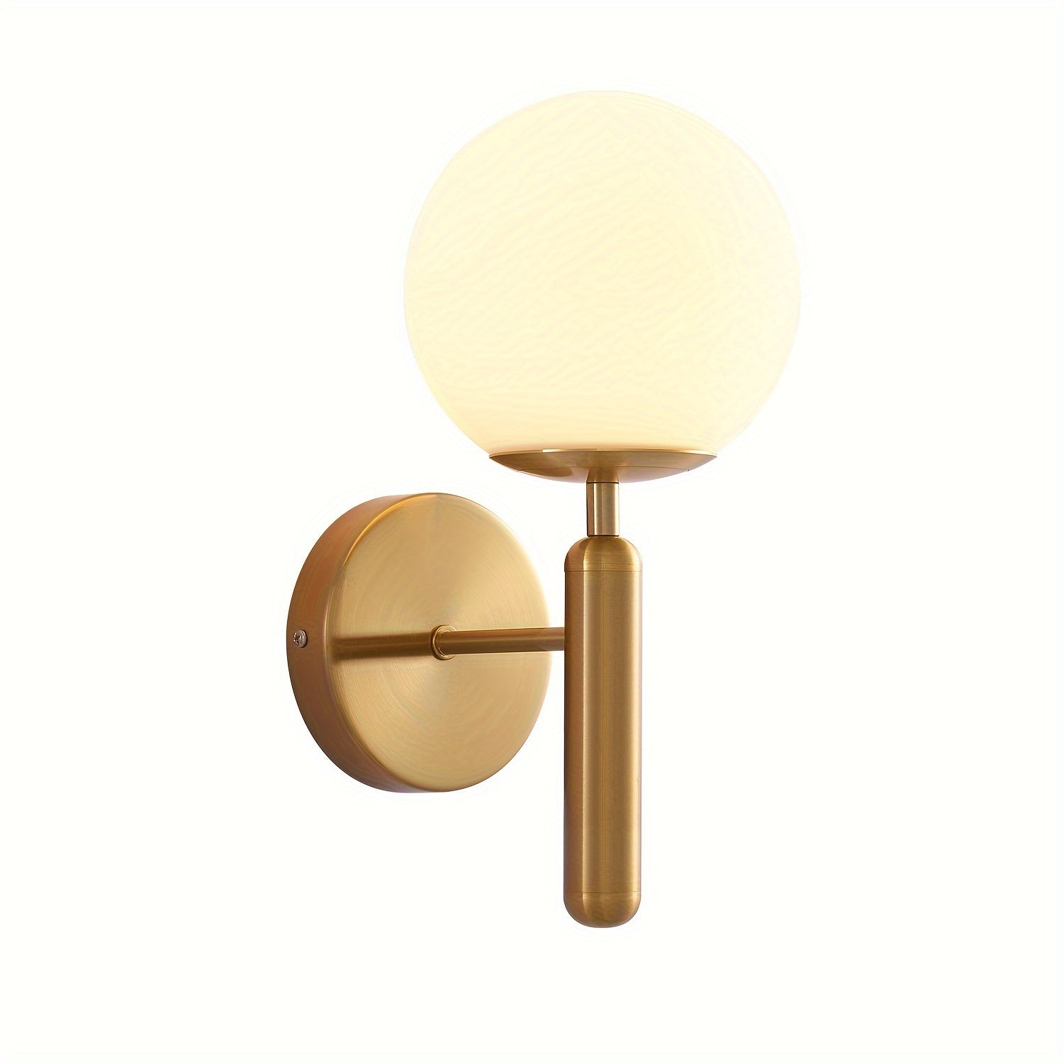 Luvano Wandleuchte Glas Metall elegant Schlaf