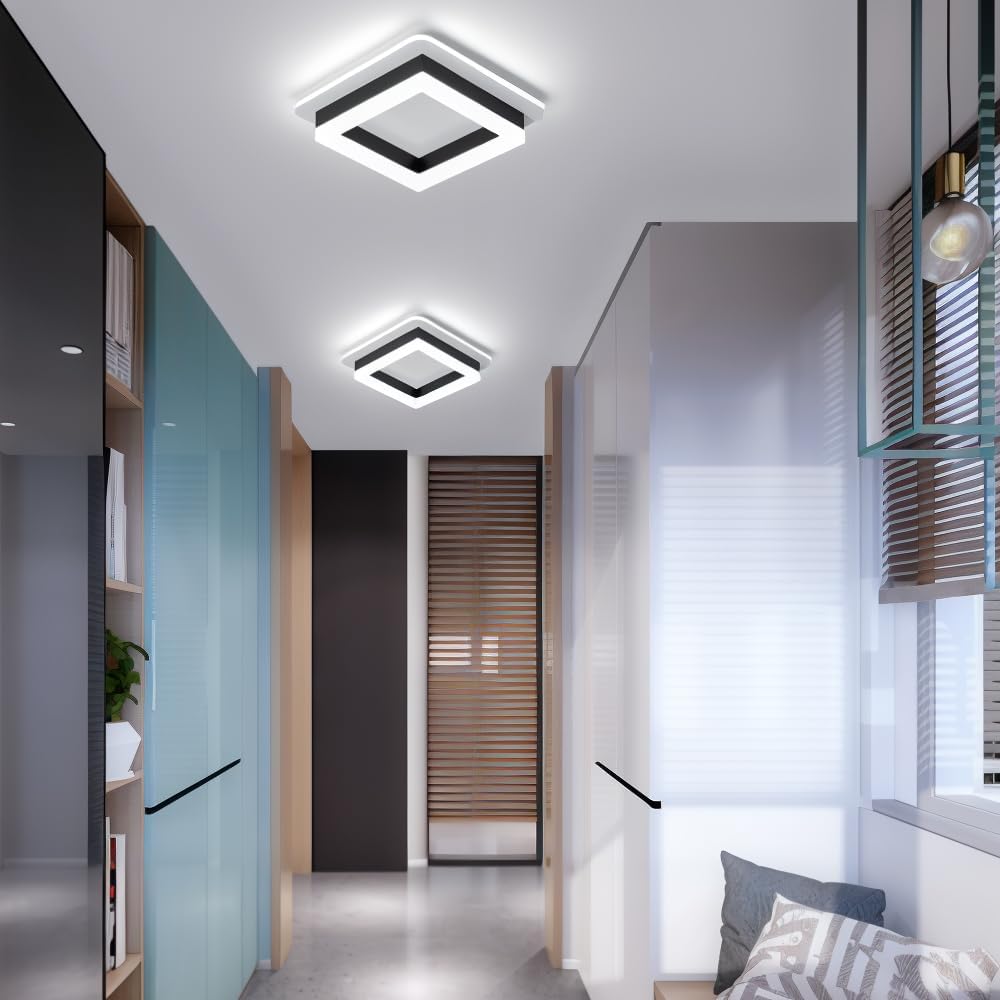 Luvano LED Deckenleuchte eckig flach modern