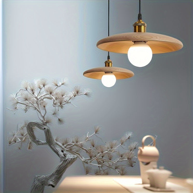 Luvano Pendelleuchte Massivholz Nordic Deckenlampe