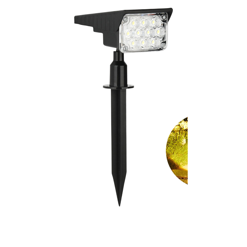Luvano Solar Gartenstrahler mit Erdspieß verstellbar
