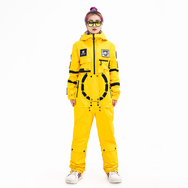PINGUP NASA-Raumstation-Einteiler-Snowboardanzüge für Herren