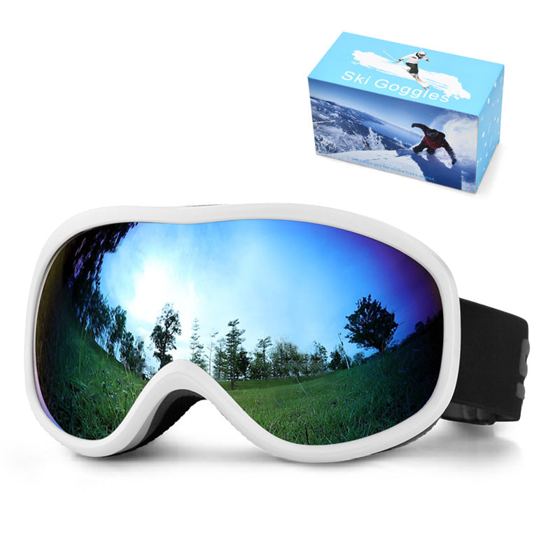 Spherical Anti-Fog Ski Goggles