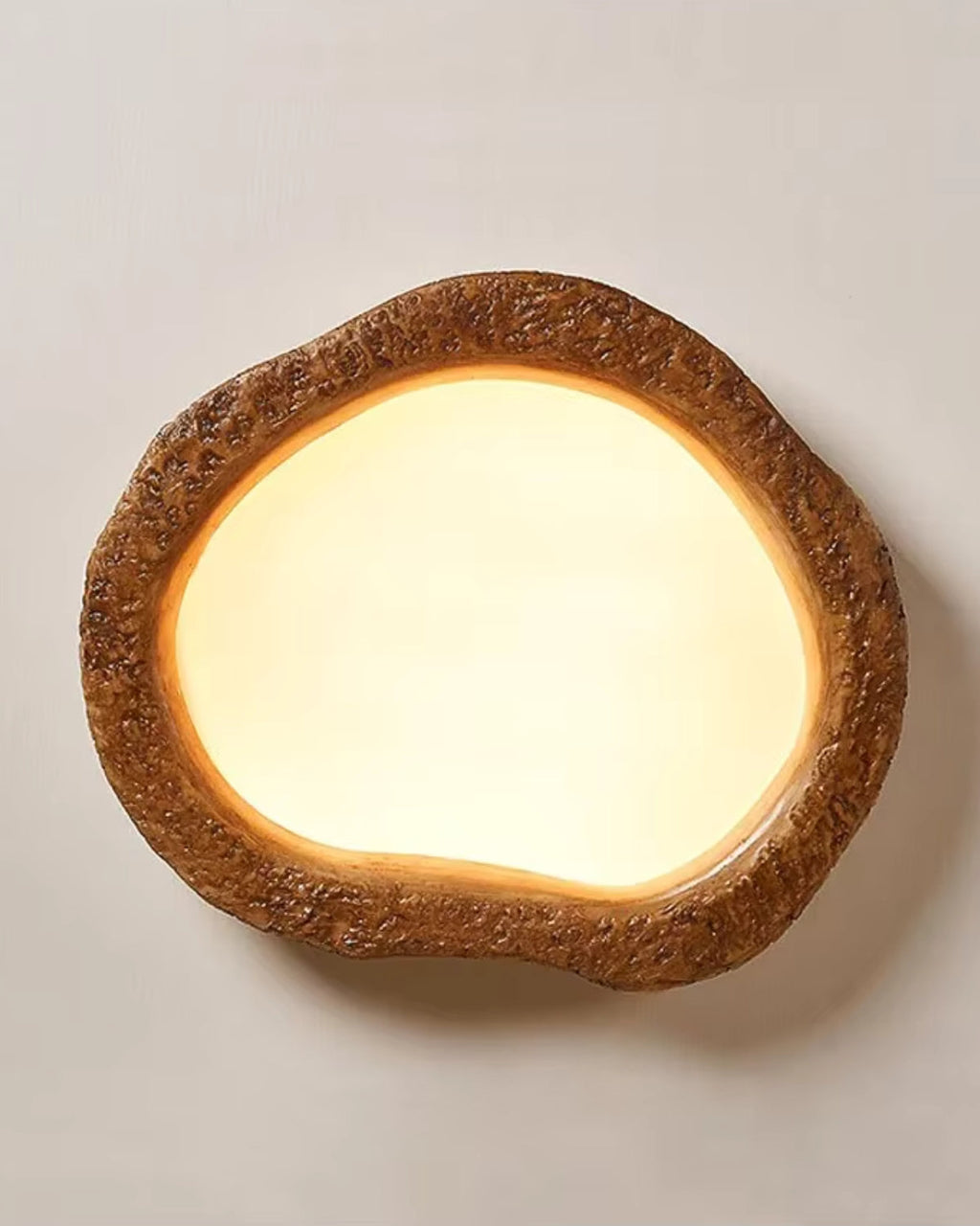 Luvano Le Halo Bois Deckenleuchte Holzoptik LED