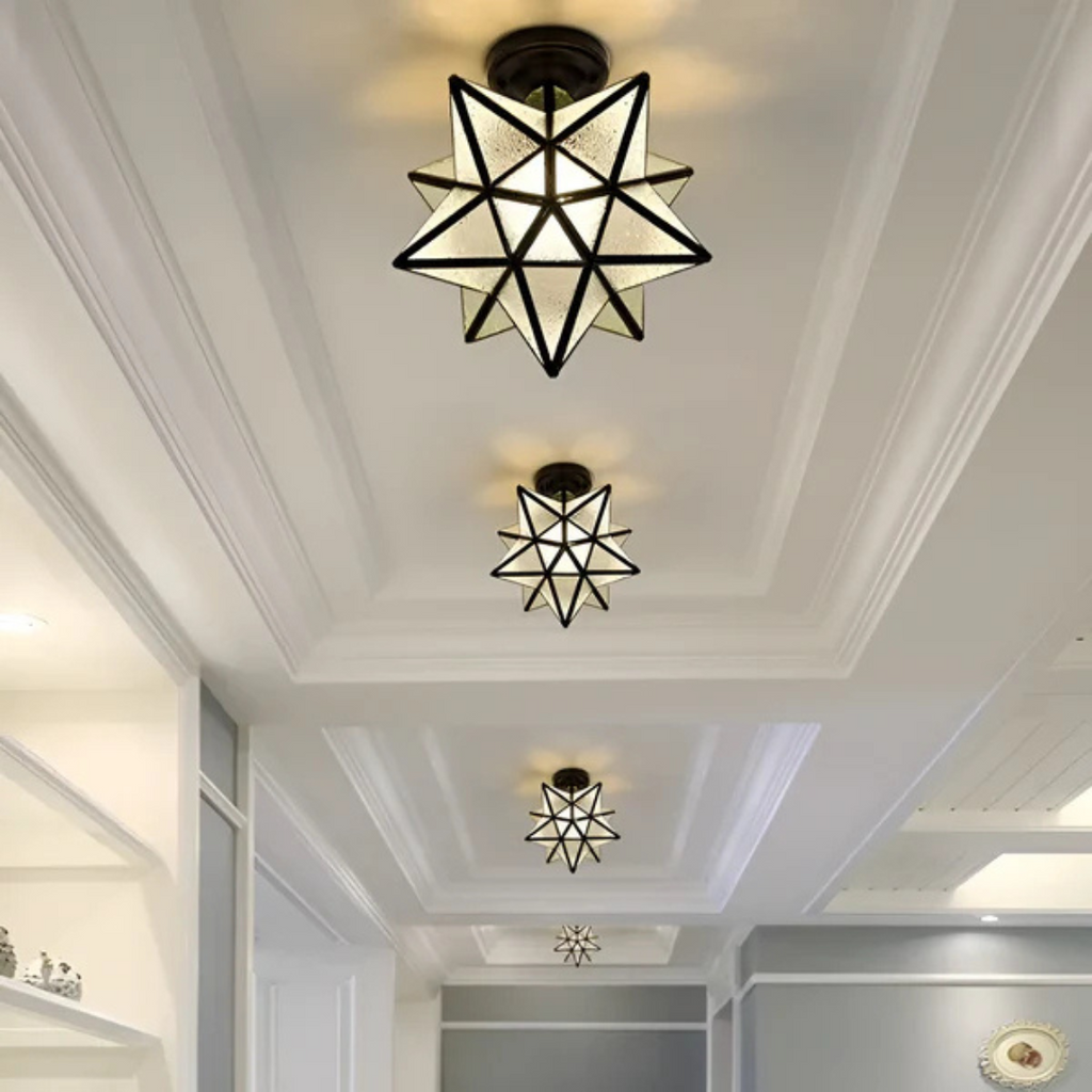 Luvano Xelio LED Deckenleuchte Stern geometrisch
