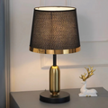 Luvano Tischleuchte Retro schwarz gold