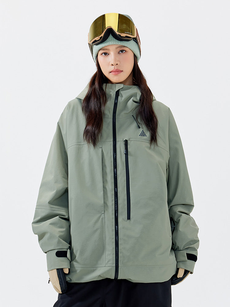 Damen-Unisex-3L-Schneejacke „Snow-Peak Baggy“ von Nandn