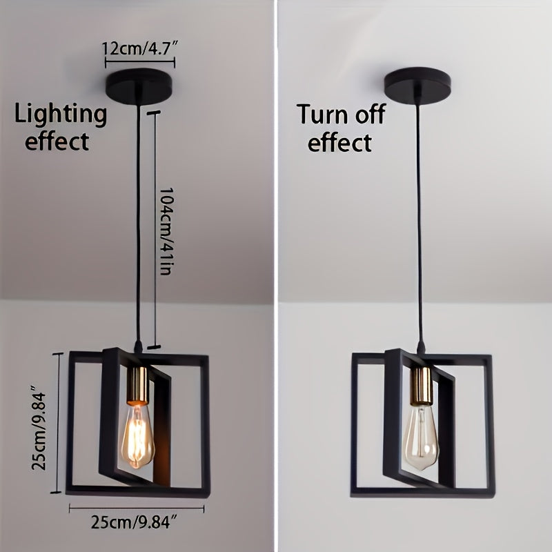 Luvano Pendelleuchte Industrial minimal Metall