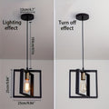 Luvano Pendelleuchte Industrial minimal Metall