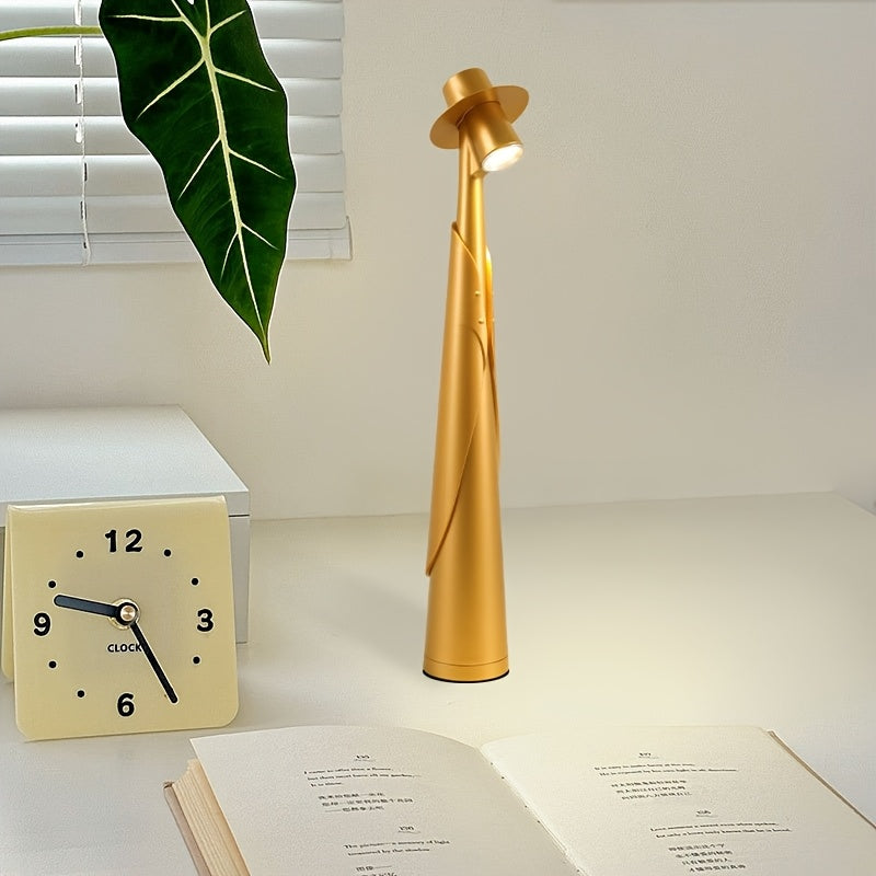 Luvano Tischleuchte Hut Touch Akku LED