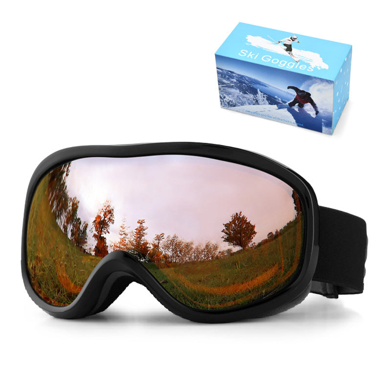 Spherical Anti-Fog Ski Goggles