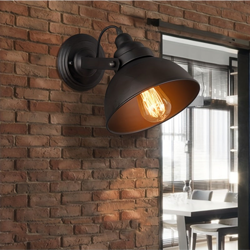 Luvano Wandleuchte Industrial Vintage Metall