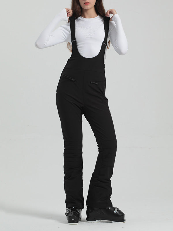 Gsou Snow Elegante Stretch-Skihose mit ausgestelltem Bein für Damen