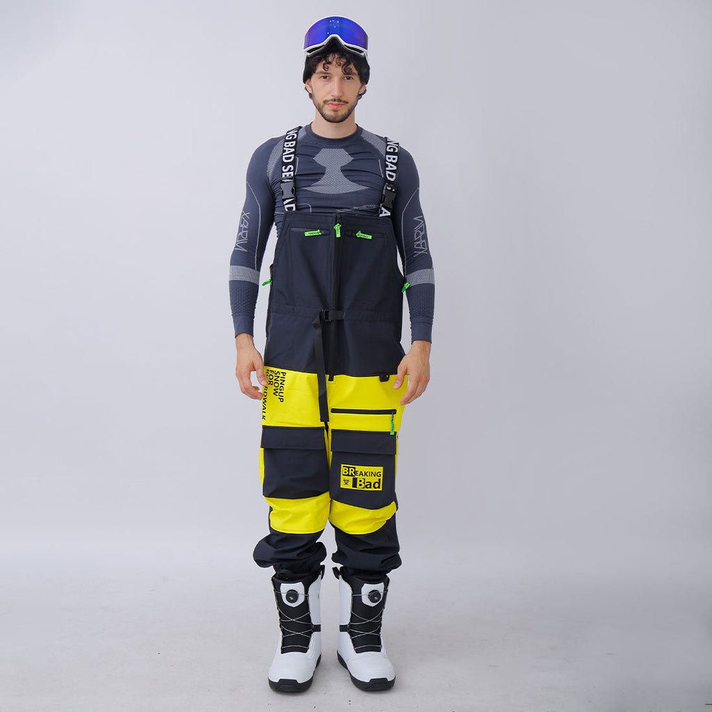 Snowverb Damen Windblock Tech Wasserdichte Bad Breaking Pro Skihose Latzhose