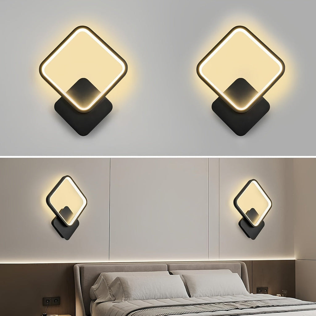 Luvano Wandleuchte quadratisch LED geometrisch