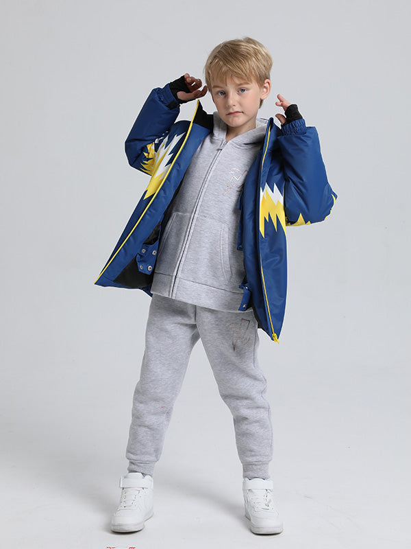 Wasserdichte Schneejacke mit Entendaunen für Mädchen und Jungen
