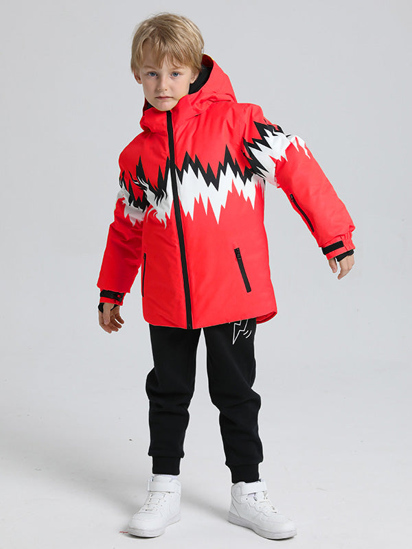 Phibee Lightning Daunen-Schneejacke für Jungen und Mädchen